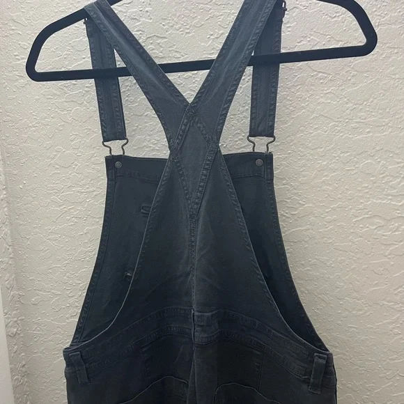 American Eagle Outfitters Black Denim Overalls - Picture 7 of 10